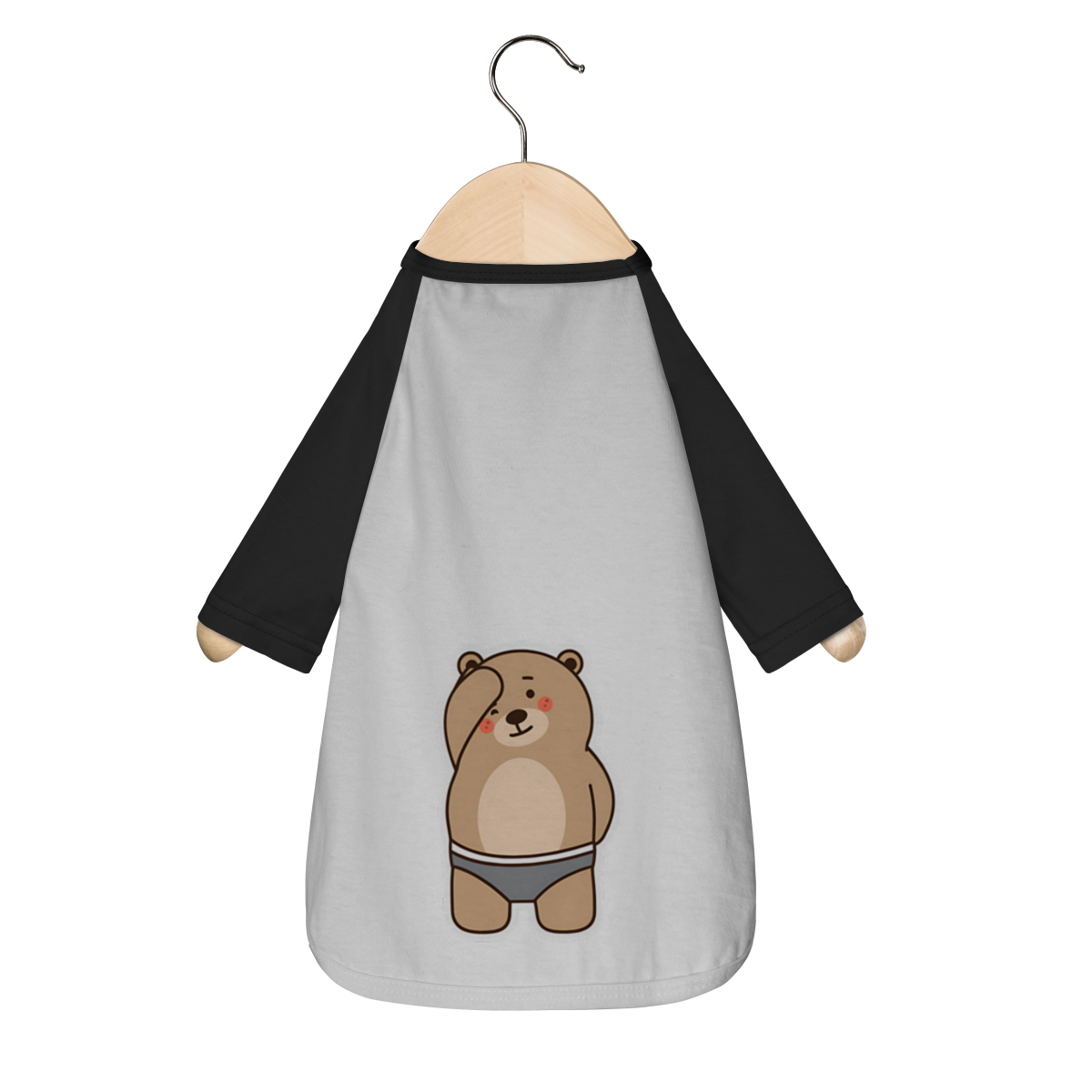 Camisa Pet Dog ursinho de cueca