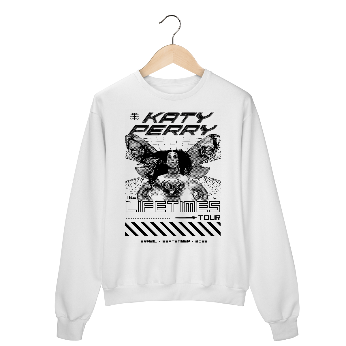 Moletom - The Lifetimes Tour arte preta - Katy Perry