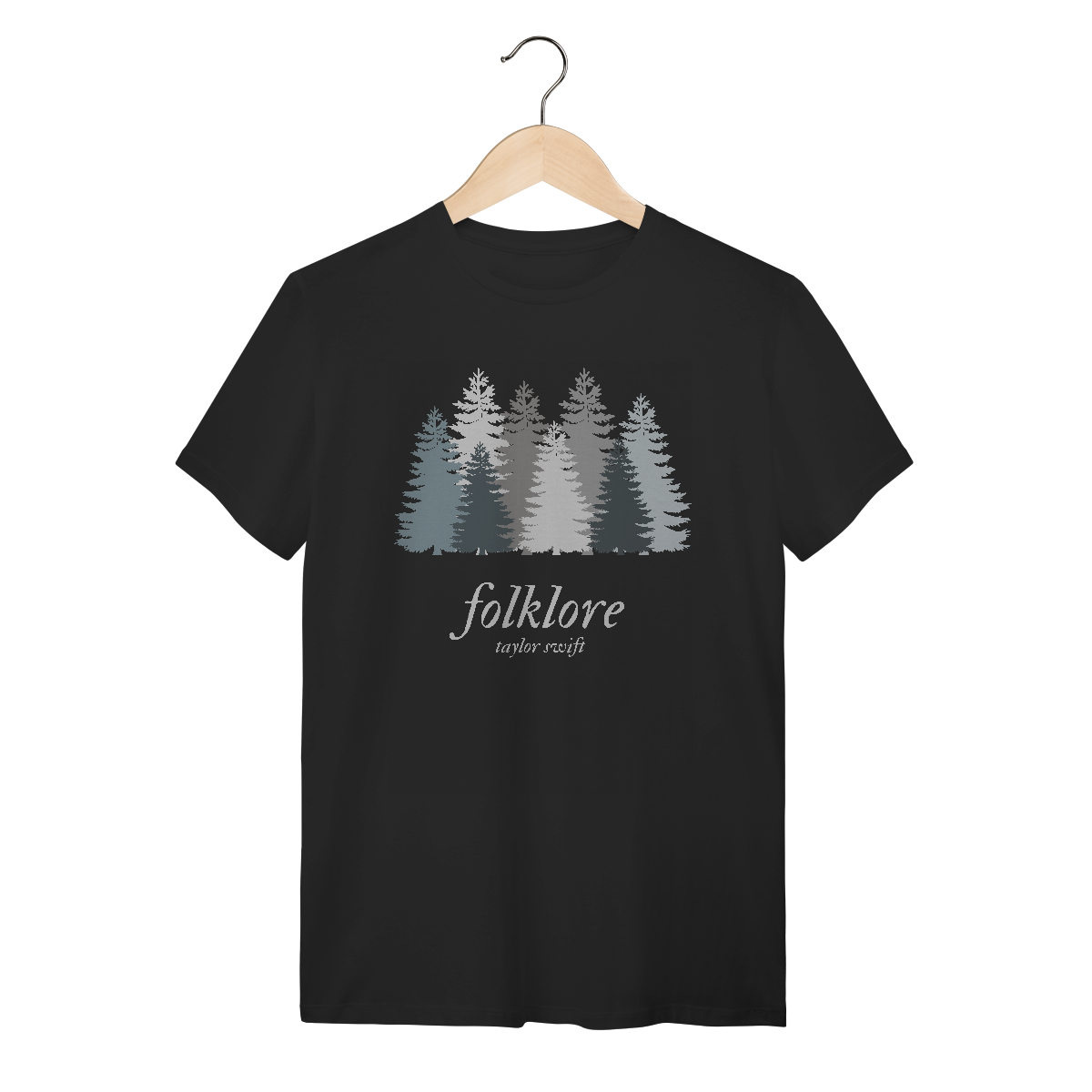 Camiseta - Folklore preta - Taylor Swift