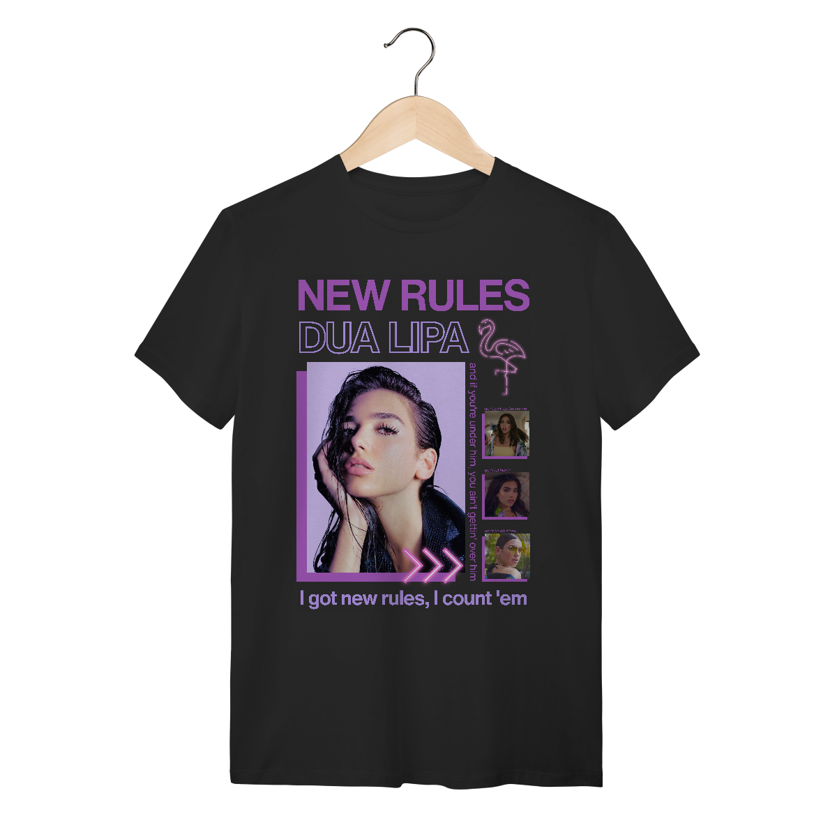 Camiseta - New Rules - Dua Lipa
