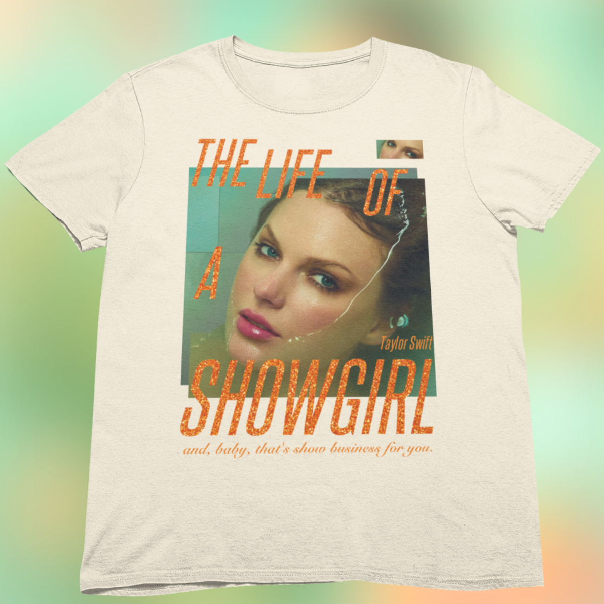 Camiseta - Showgirl Vanilla Marfim - Taylor Swift