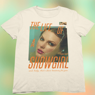 Camiseta - Showgirl Vanilla Marfim - Taylor Swift