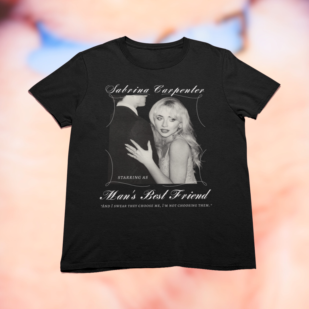 Camiseta - Mans Best Friend bw - Sabrina Carpenter