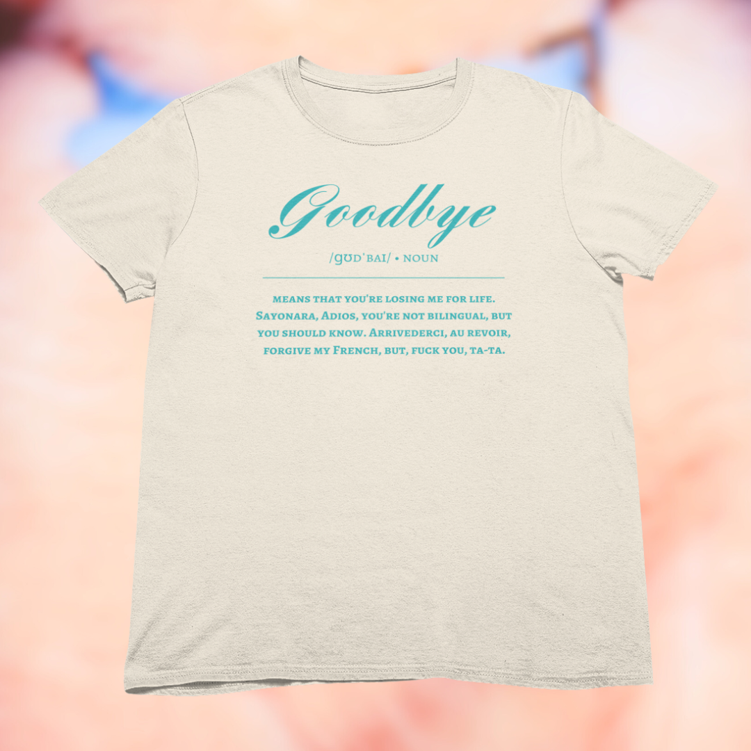 Camiseta - Goodbye Marfim - Sabrina Carpenter