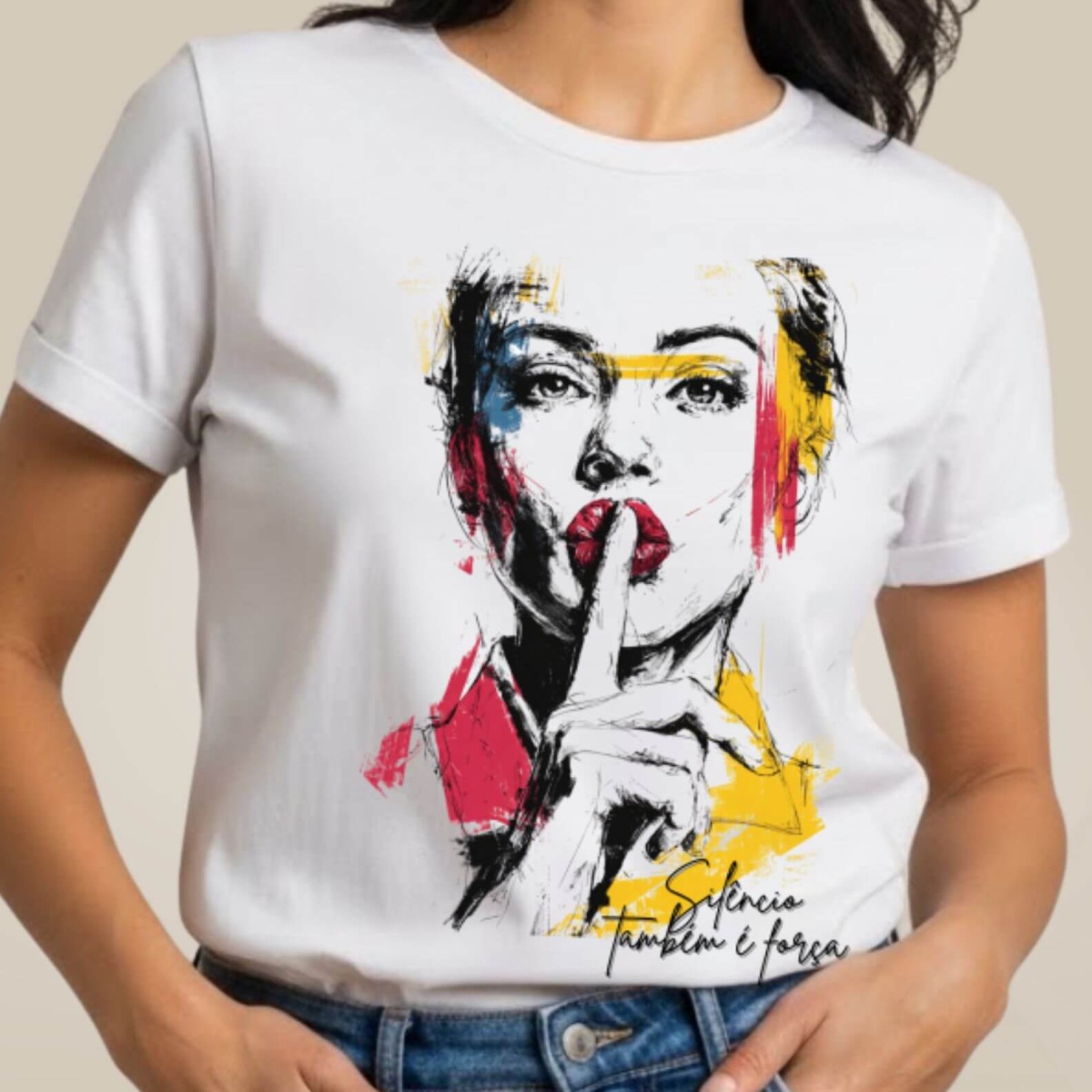Camiseta Silêncio Também é Força
