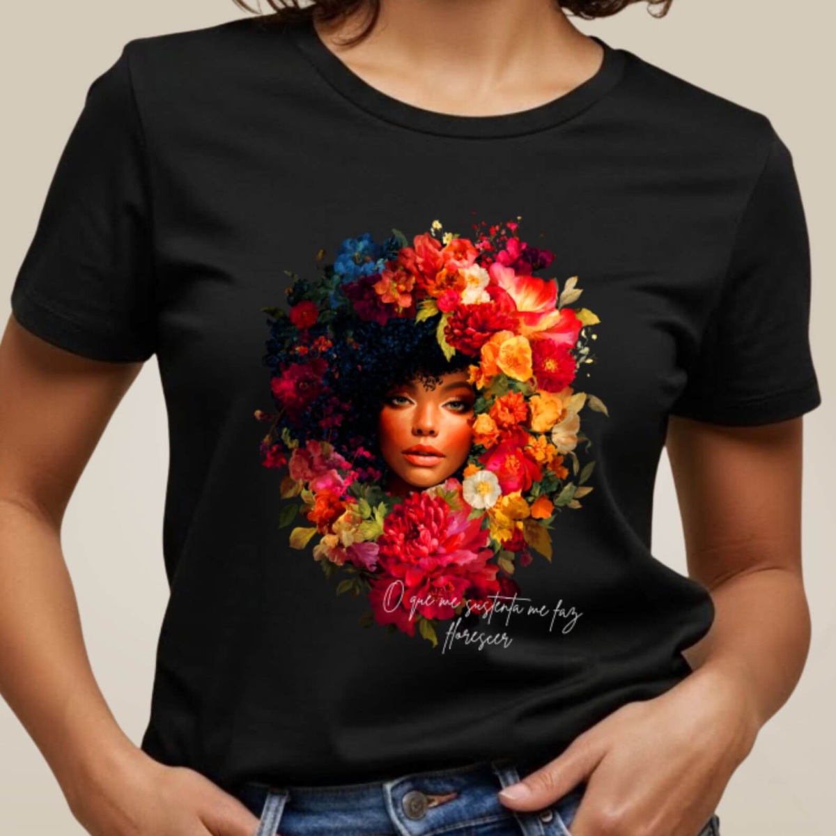 Camiseta Raiz & Flor - Florescer