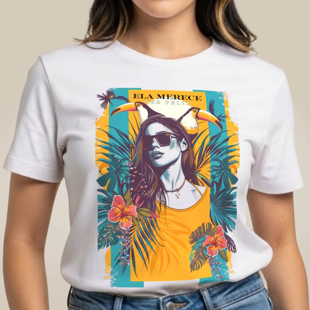 Camiseta Ela Merece Ser Feliz