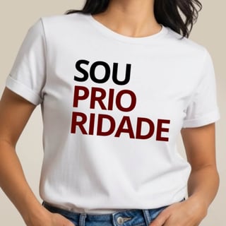 Camiseta Força - Sou Prioridade