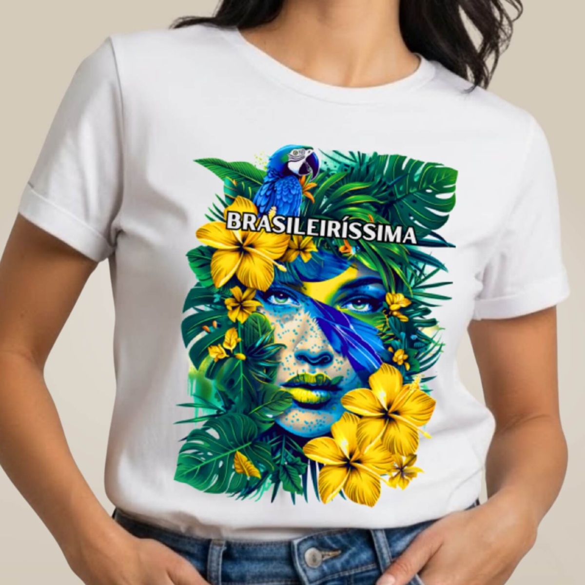 Nome do produto: Camiseta Brasileiríssima