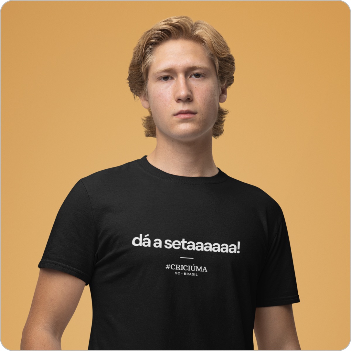 Nome do produto: Camisa Unissex - dá a setaaaaa!