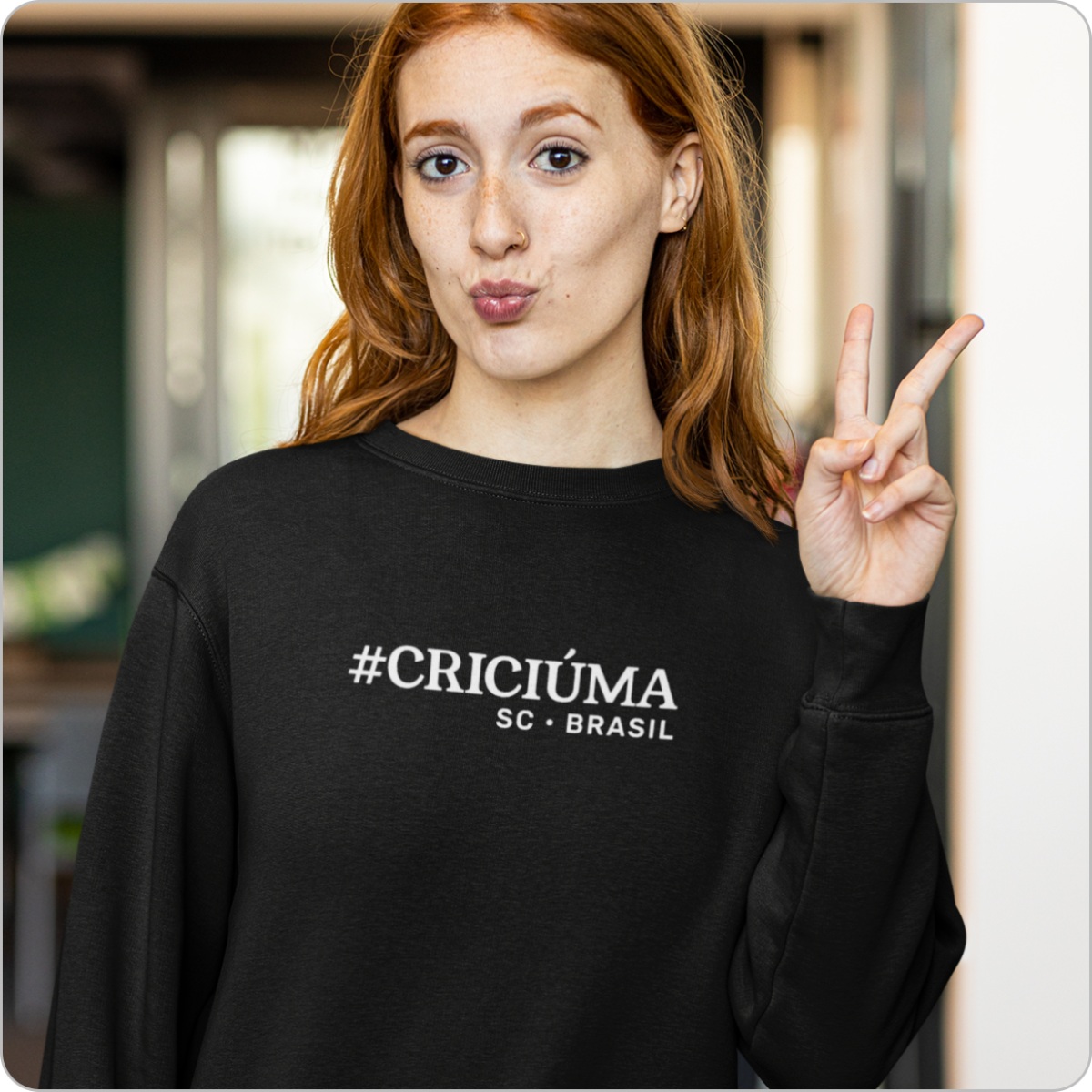 Nome do produto: Moletom - #criciúma