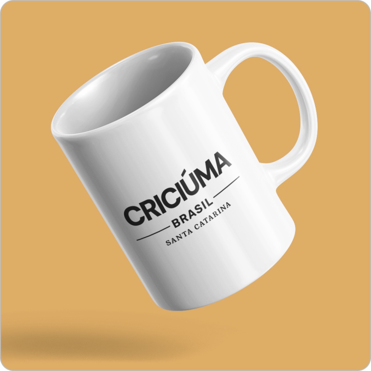 Nome do produto: Caneca - Criciúma