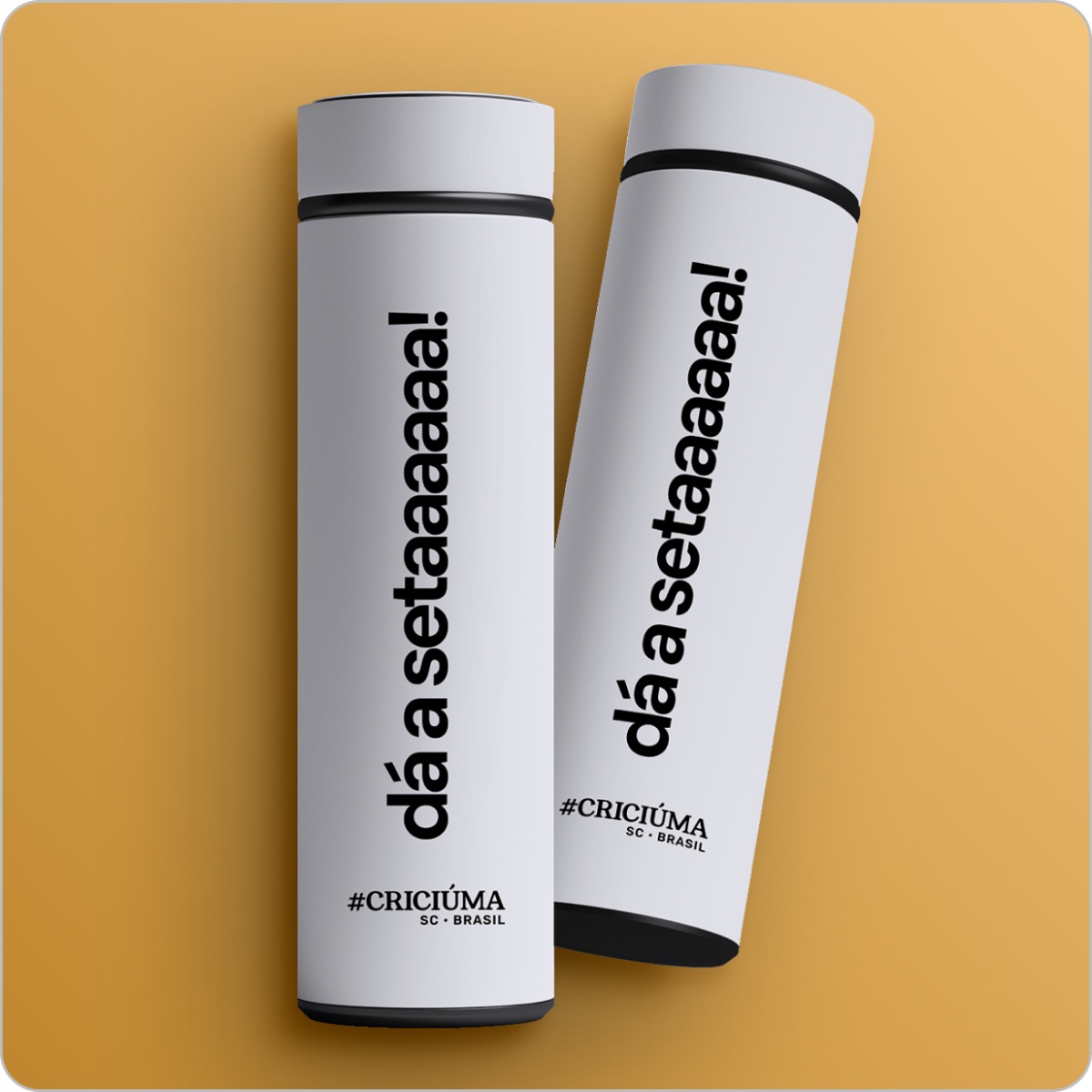 Nome do produto: Garrafa térmica - dá a setaaa
