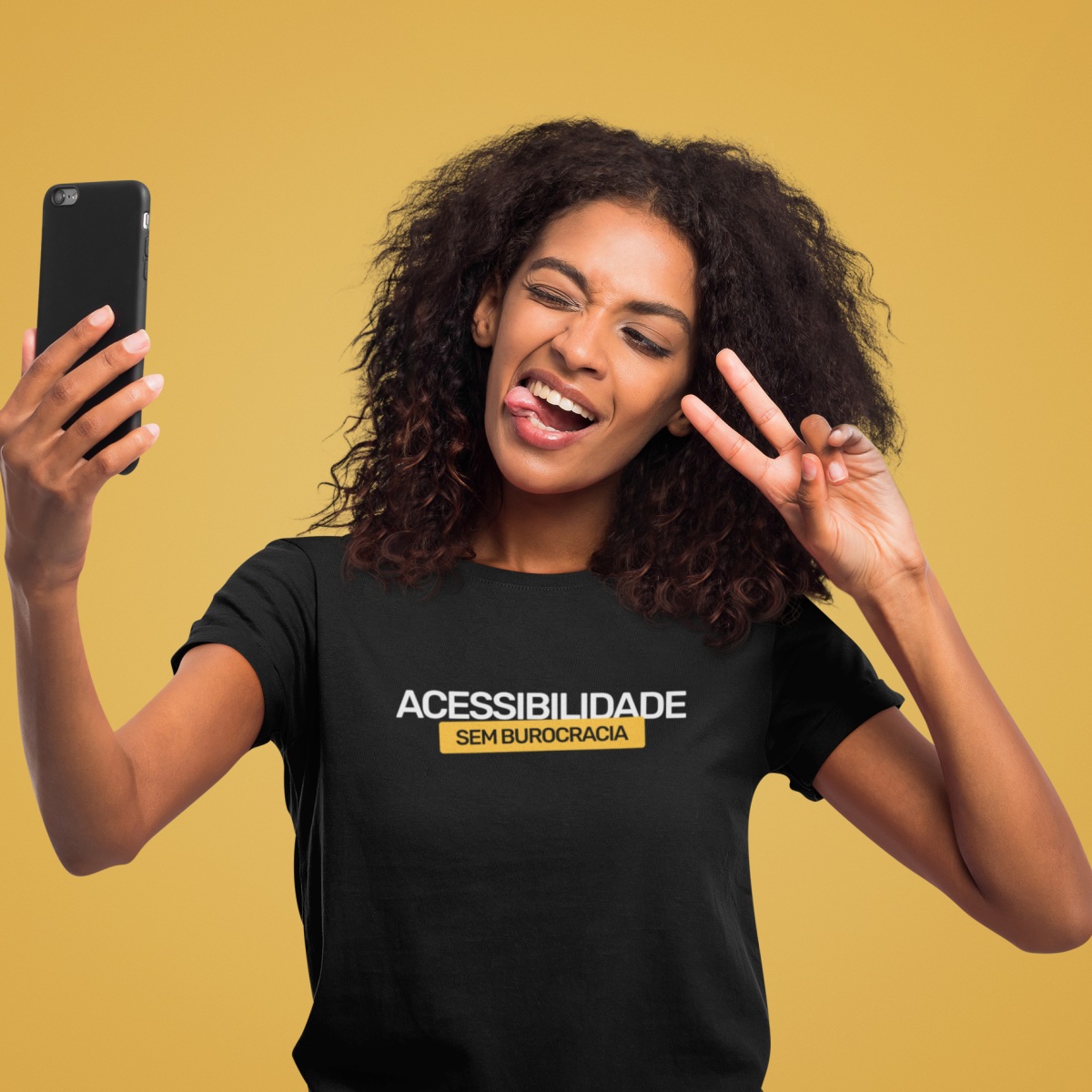 Nome do produto: Camisa Unissex - Acessibilidade sem burocracia