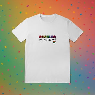 Camiseta ORGULHO DA MULESTA (estampa preta)