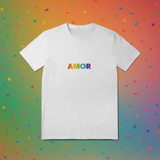 Camiseta AMOR - Coleção Orgulho