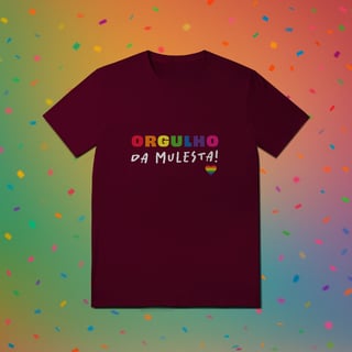 Camiseta ORGULHO DA MULESTA (estampa branca)