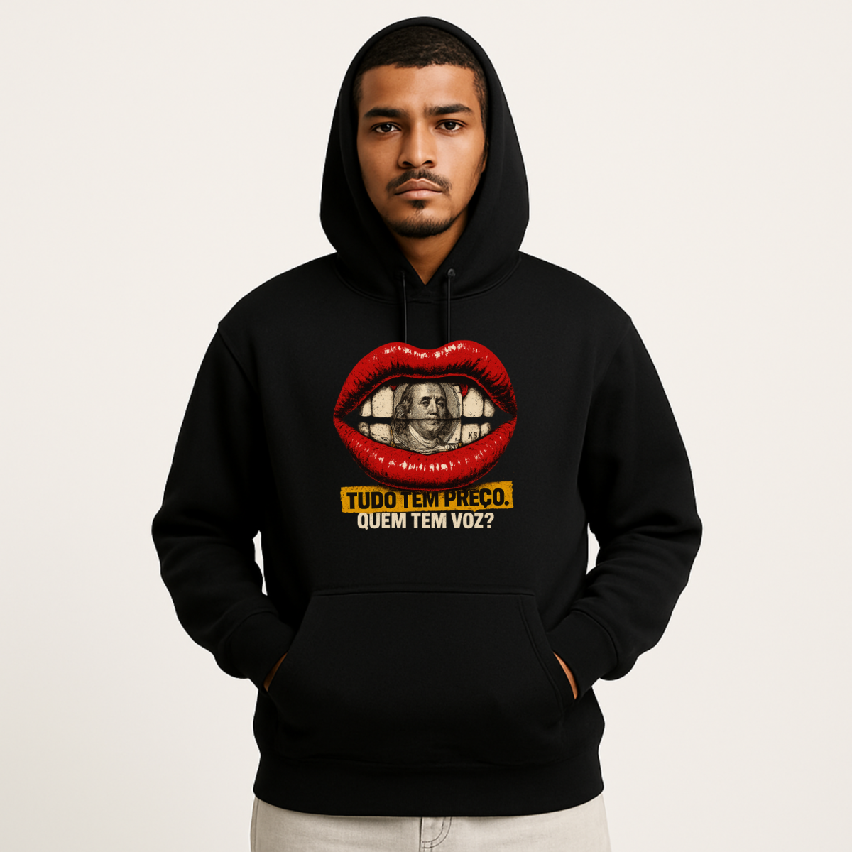 Moletom Streetwear Quality Canguru Tudo Tem Preço | Oxvibe