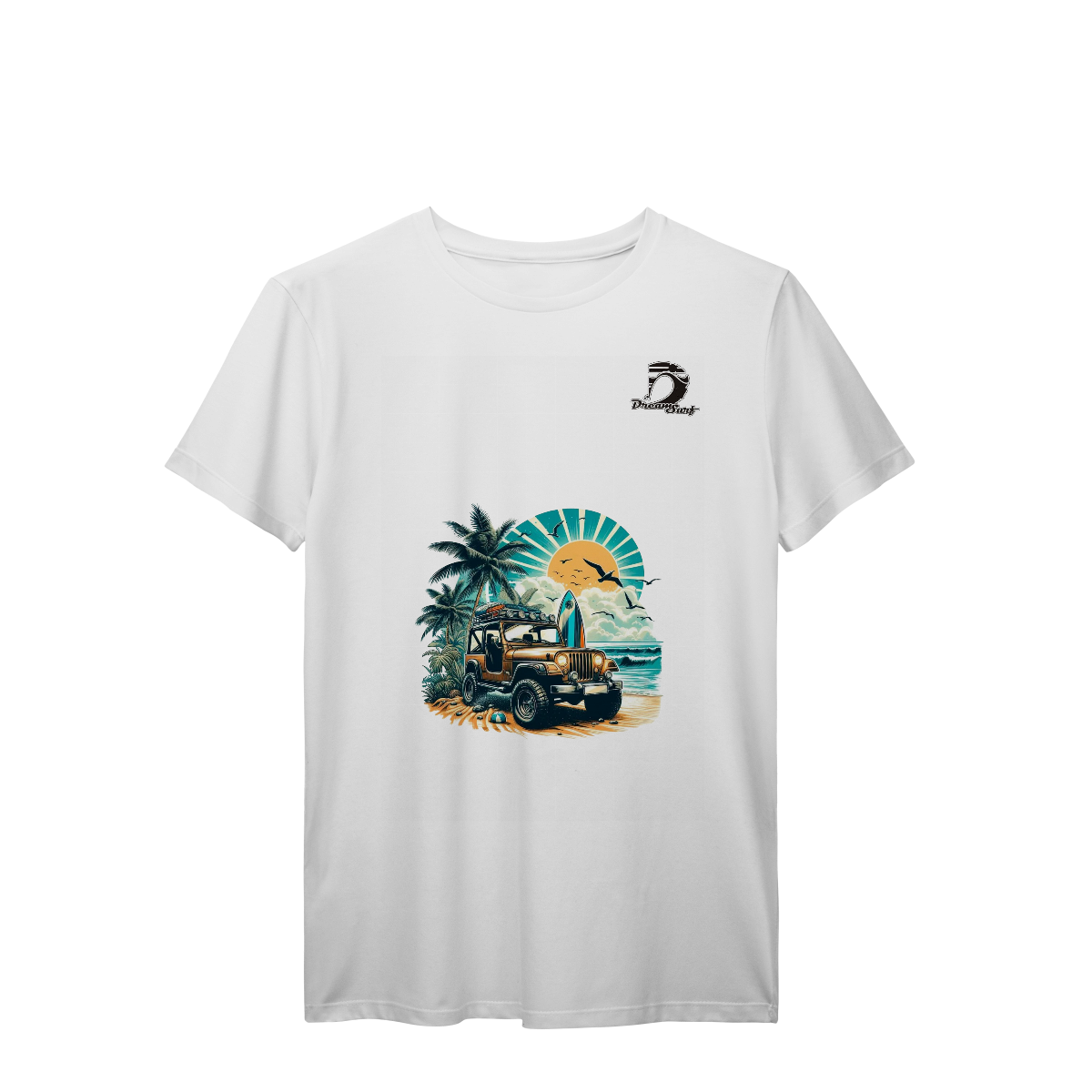 Camiseta manga curta masculino Dream Surf