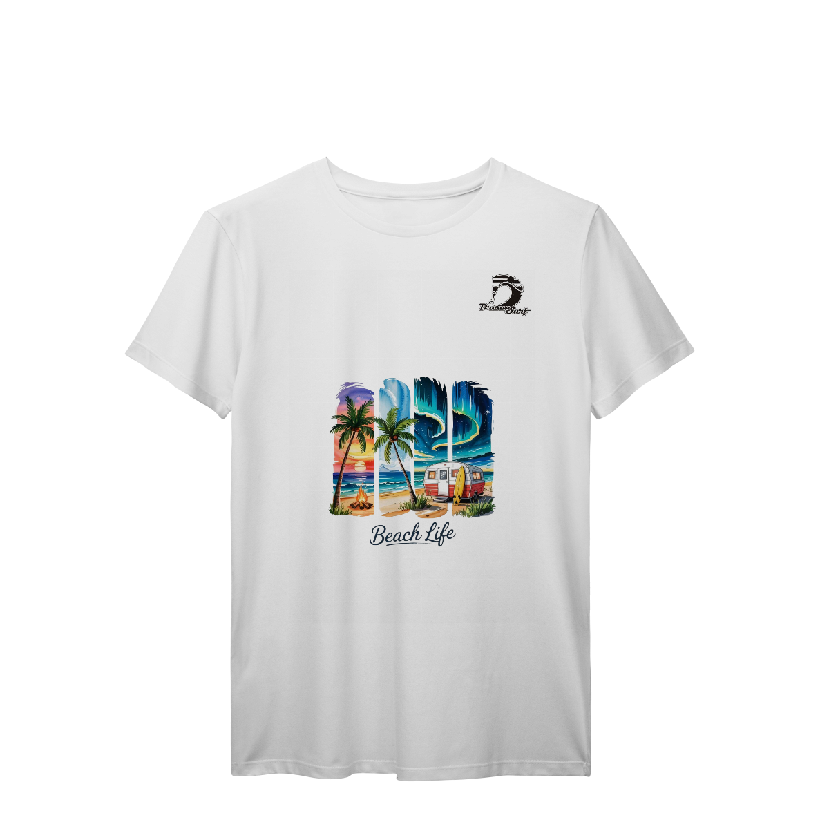 Camiseta manga curta masculino Dream Surf