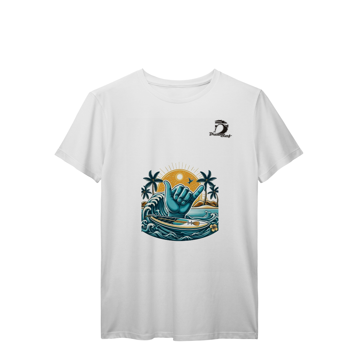Camiseta manga curta masculino Dream Surf