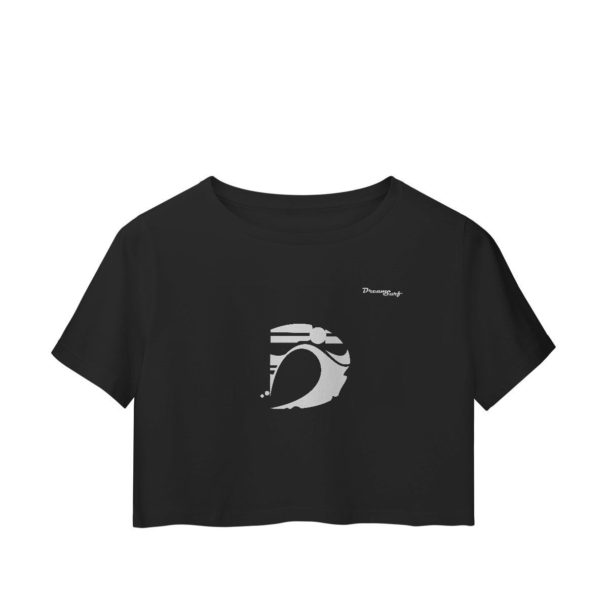 Camisa cropped manga curta Dream Surf