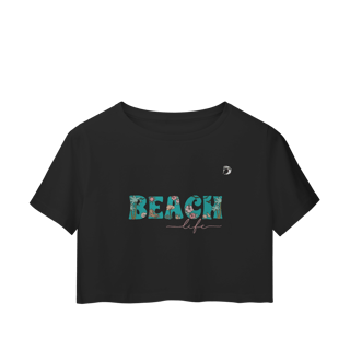 Camisa cropped manga curta Dream Surf