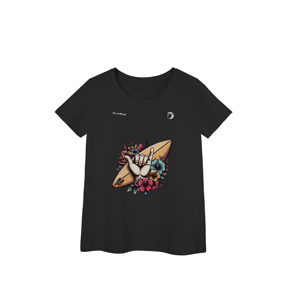 Camiseta Bay long manga curta feminino Dream Surf