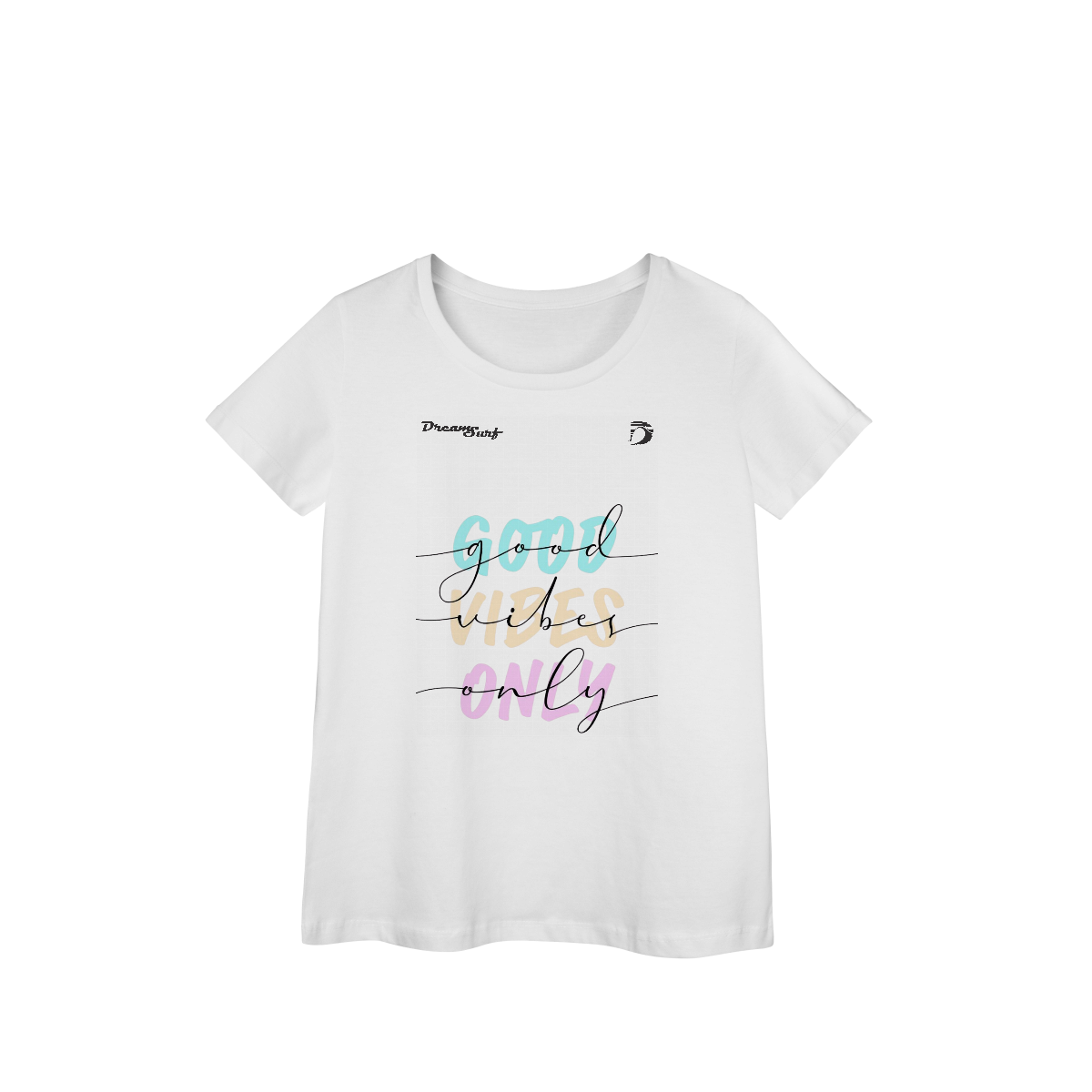 Camiseta baby long manga curta feminino Dream Surf