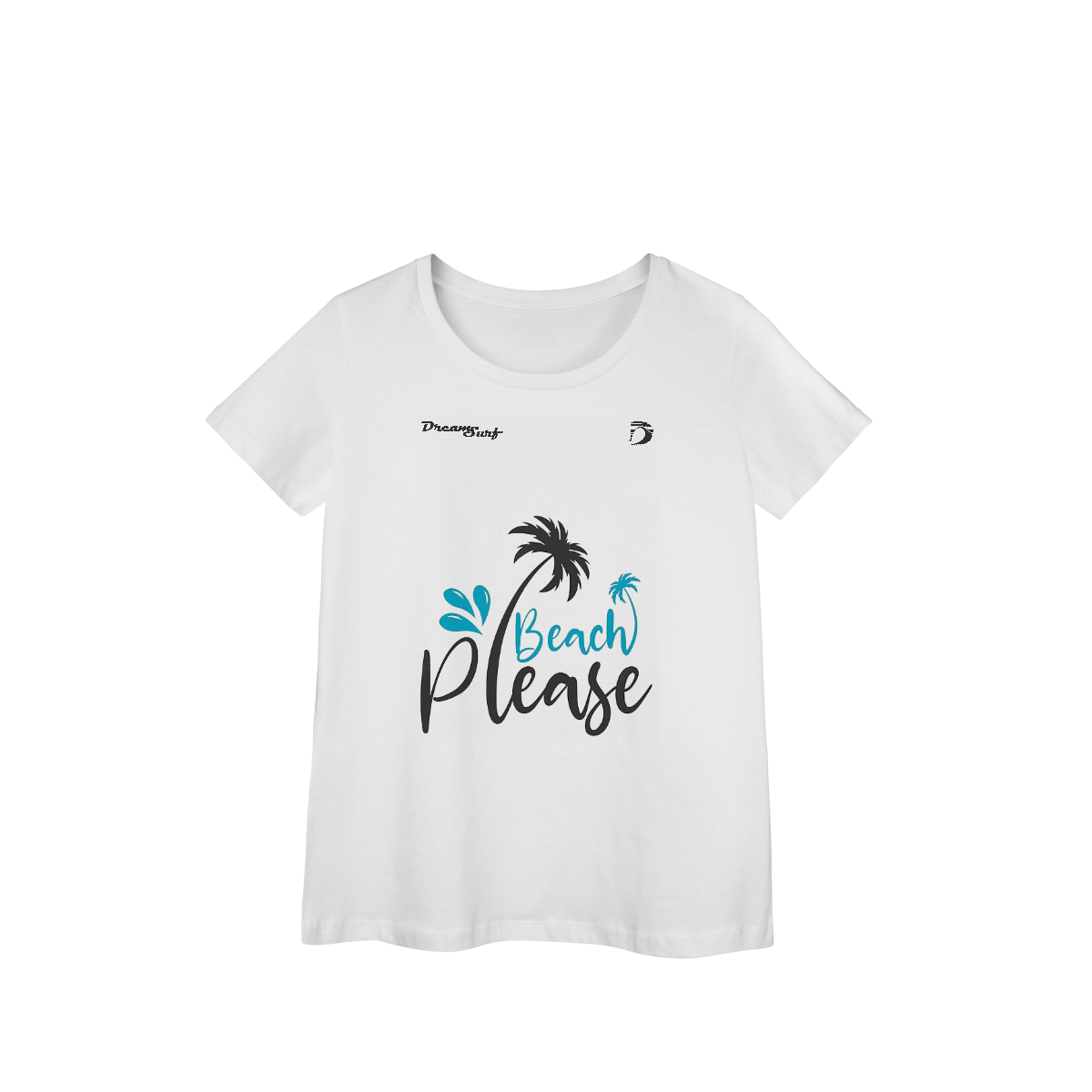 Camiseta baby long manga curta feminino Dream Surf