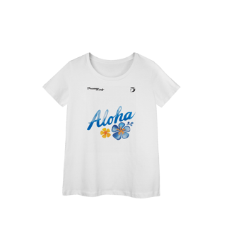 Camiseta baby long manga curta feminino Dream Surf