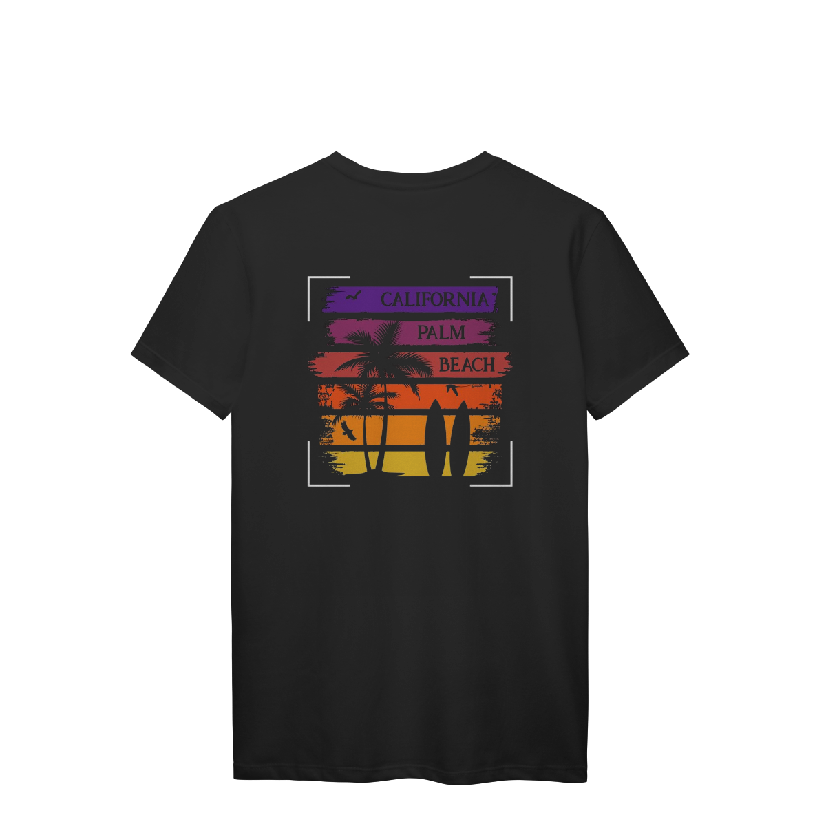 Camiseta manga curta masculino Dream Surf frente e costas