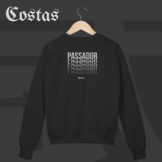 Moletom Fechado - Passador | Arte nas costas