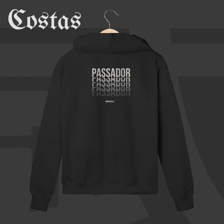 Moletom Zíper - Passador | Arte nas costas