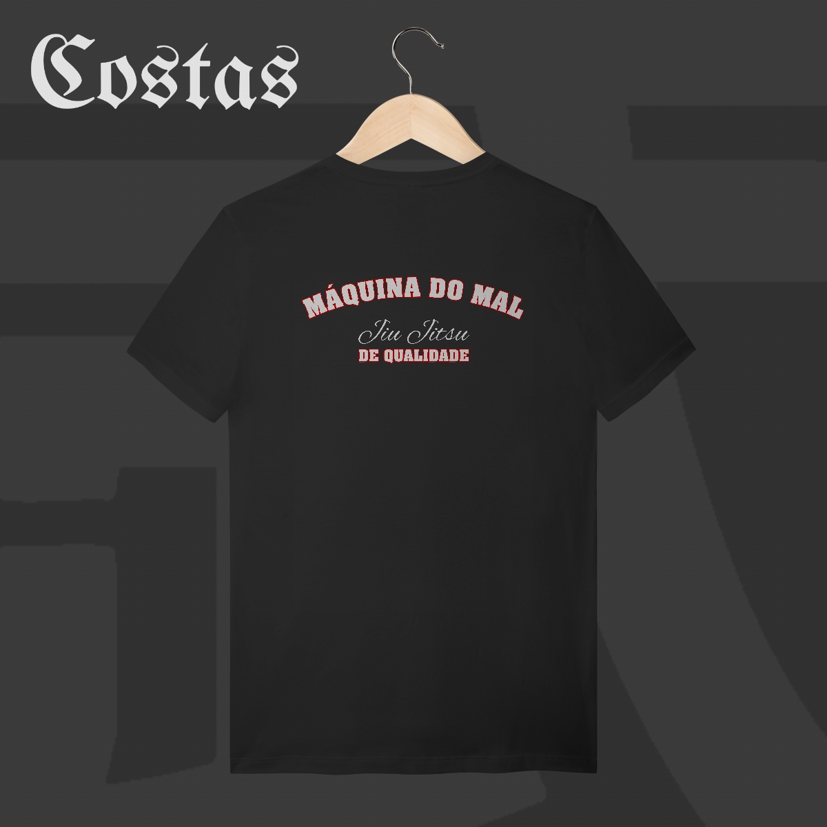 Nome do produto: Camiseta T-shirt - Maquina do Mal | Arte nas costas