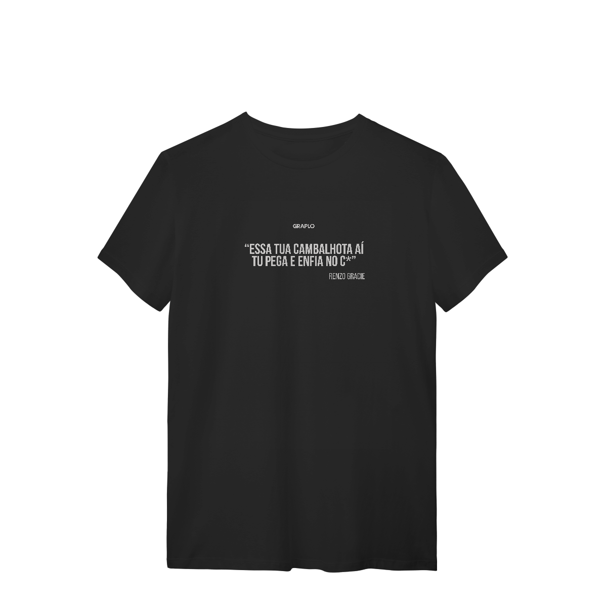 Nome do produto: Camiseta T-Shirt - Essa tua cambalhota aí | Arte no peito