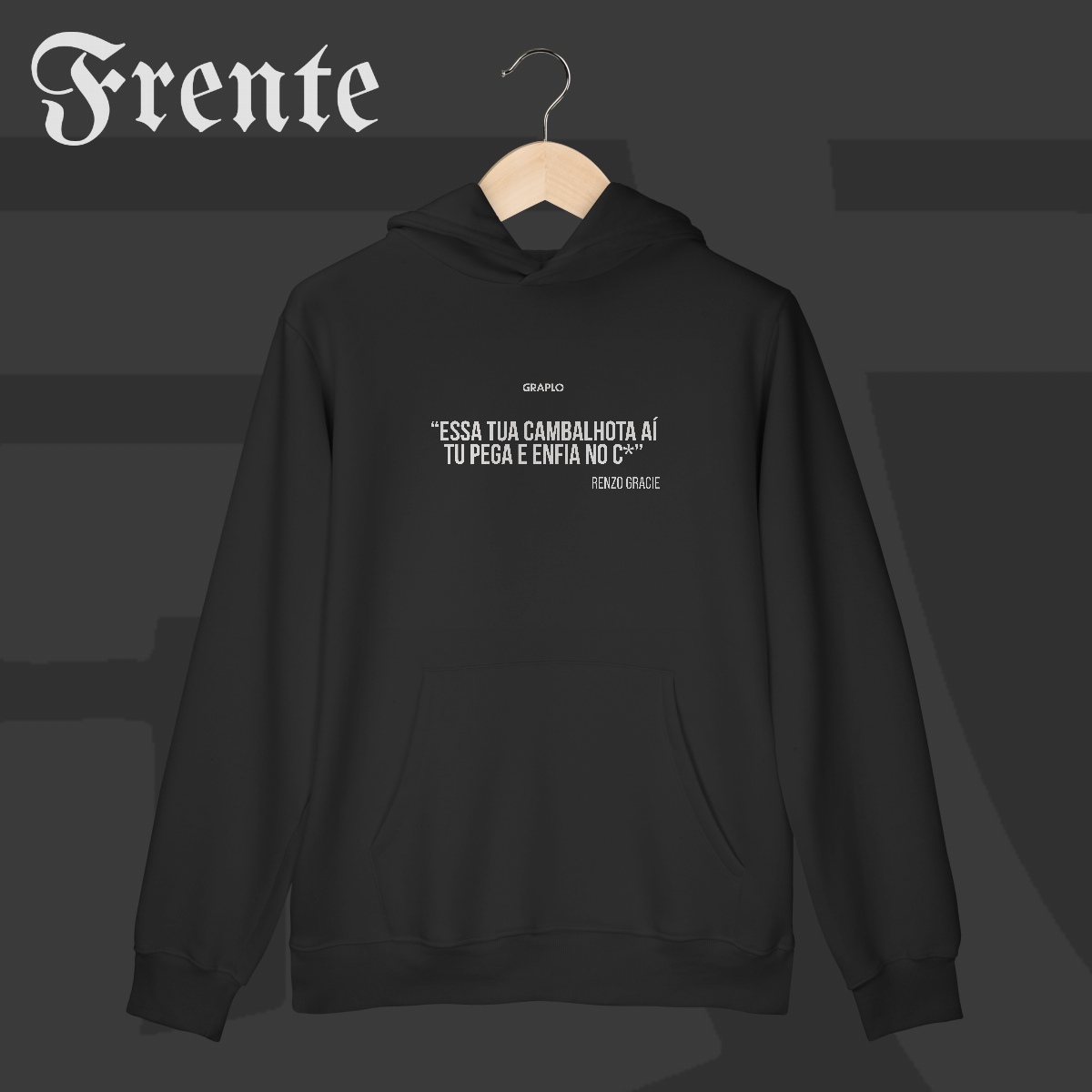 Moletom Canguru - Essa tua cambalhota aí | Arte no peito