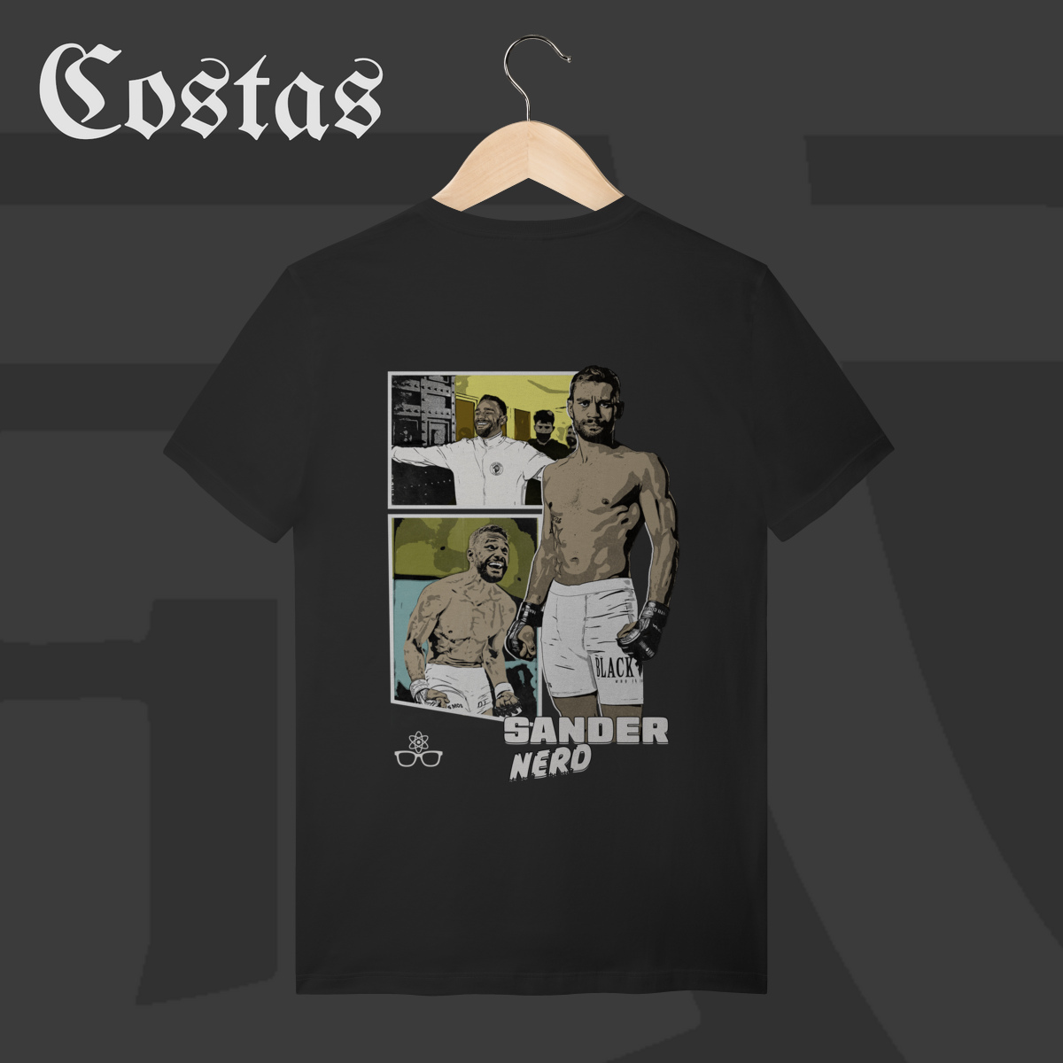 Camiseta T-shirt - Sander Nerde | Arte nas costas
