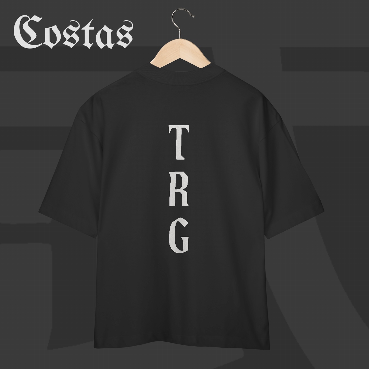 Camiseta Oversized - TRG | Arte nas costas