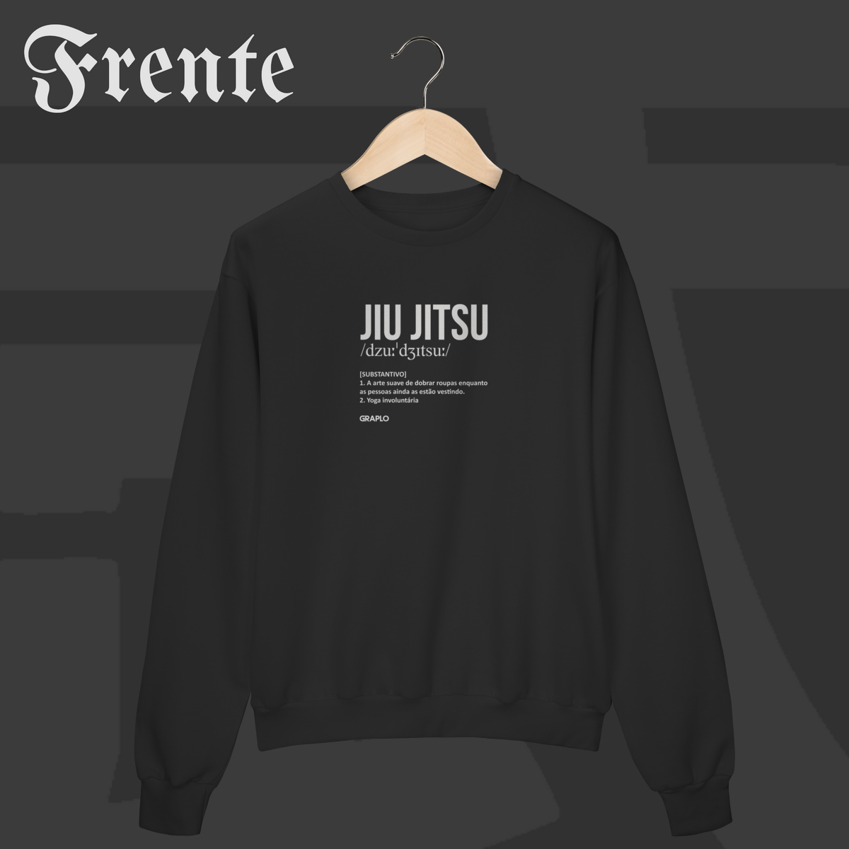 Moletom Fechado - Dicionário jiu-jitsu | Arte no peito