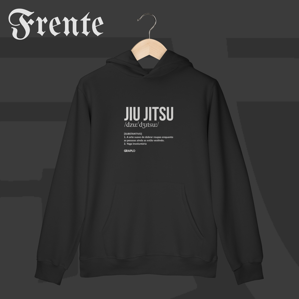 Moletom Canguru - Dicionário jiu-jitsu | Arte no peito