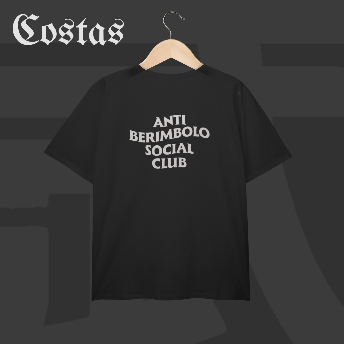 Camiseta Plus Size - Anti berimbolo social club | Arte nas costas