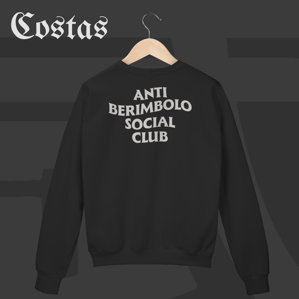 Moletom Fechado  - Anti berimbolo social club | Arte nas costas