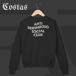 Moletom Fechado  - Anti berimbolo social club | Arte nas costas