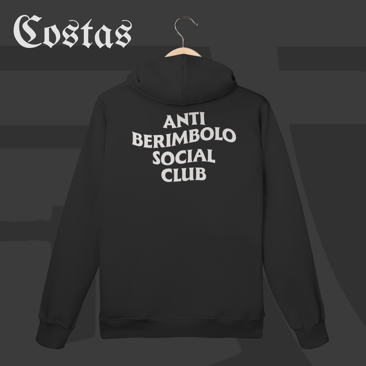 Moletom Canguru - Anti berimbolo social club | Arte nas costas