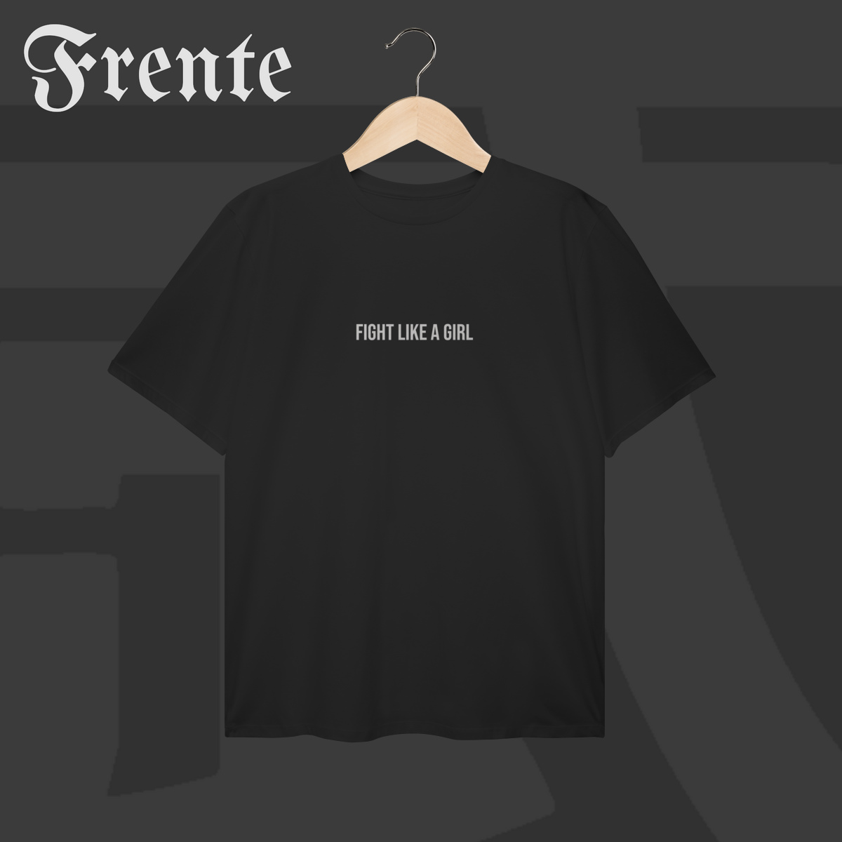 Camiseta Plus Size - Fight like a girl | Arte no peito