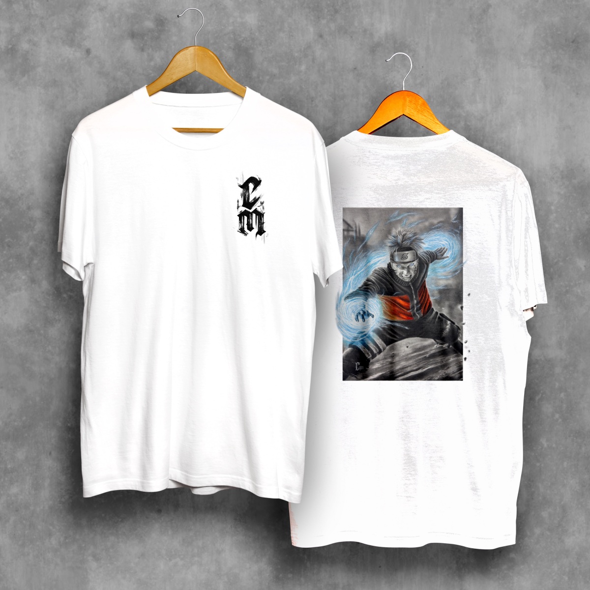 Tempestade de Chakra Azul - BackFront