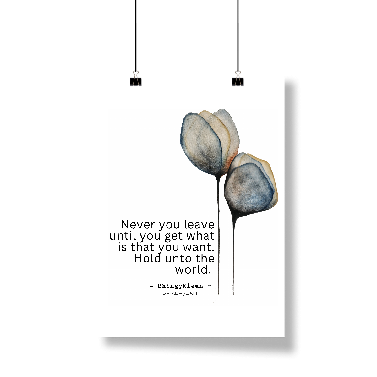 Poster Never You Leave