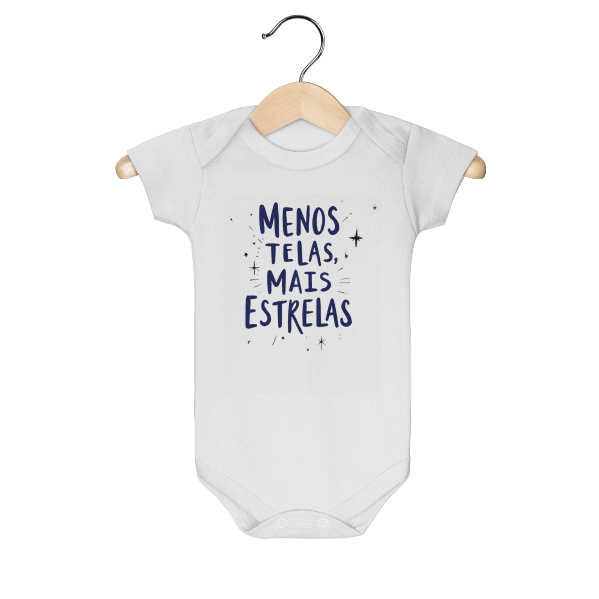 Nome do produto: Body Bebê | Menos Telas, Mais Estrelas