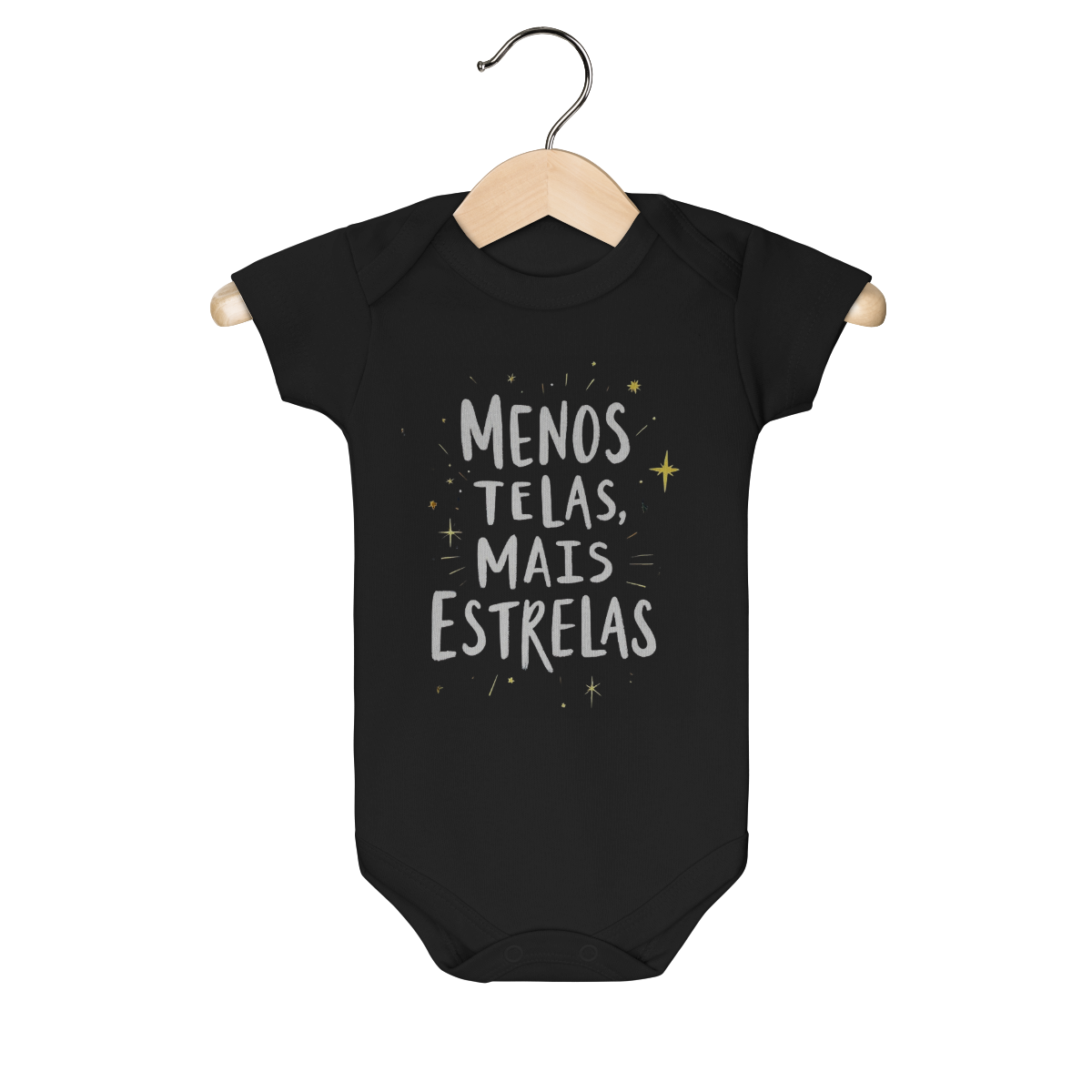 Nome do produto: Body Bebê | Menos Telas, Mais Estrelas